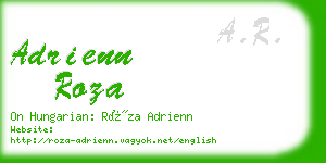 adrienn roza business card